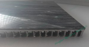 Stone honeycomb panel for wall