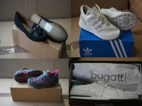 Palettes de chaussures mixtes