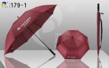 Full Fiberglass Frame & Shaft Golf Umbrella,Double-layer Pongee Fabric,Light ...