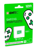 EMTEC 128GB microSDXC UHS-I U3 V30 Gaming Memory Card (Vert)