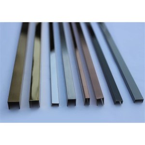Customised color metal stainless steel metal u channel trim