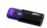 Clé USB 128GB EMTEC B110 Click Easy (Violet) USB 3.2 (20MB/s)