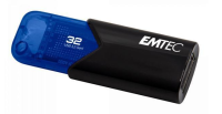 Clé USB 32GB EMTEC B110 Click Easy (Bleu) USB 3.2 (20MB/s)