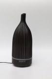 Aromatherapy Essential Oil Diffuser 110ml 7Color LED Light Black Ceramic Electric Diffu...