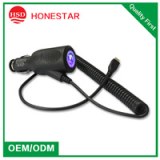 5V 2.1A car charger with micro USB plug
