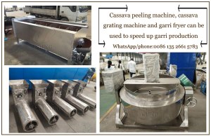 304 stainless steel garri production machinery cassava processing equipments