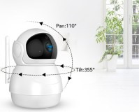 PB220 2.0MP Wifi Pan Tilt Home Security Ip Camera With IR Night Vision