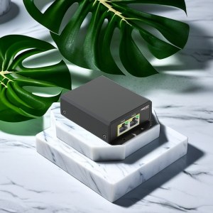 Extension PoE Gigabit à deux ports de sortie PoE pour les appareils de liaison Ethernet...
