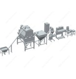 Powder Mixing And Bag Filling Packing Line