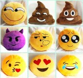 Cute Cheap Plush Emoji Pillows Hot Toys
