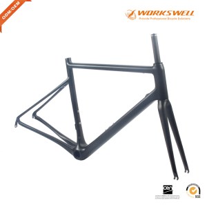 Super light carbon road frame V brake for road racing bicycle frame