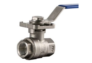 2 Piece High Platform Internal Threaded Ball Valve