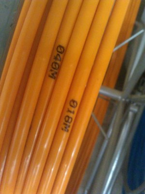 Design best selling fiberglass push pull duct rod