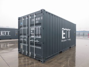 Vente de Conteneur 20 pieds - gris -