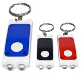 Double led trousseau lumière, lampe de poche, cadeau promo, mini torche