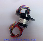 Standard Capsule Slip Ring with 12 Channels in CCTV Monitoring System VSR-SC12