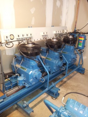 Centrale négative COPELAND 30 CV + condenseur + tableau electrique + bouteille de recup...