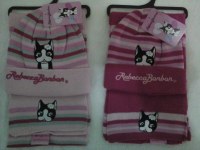 Set 2 pièces bonnet écharpe.