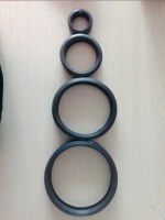 Concrete pump rubber seal