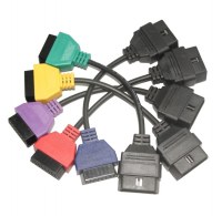 FIAT ECU Scan Adapters Câble de diagnostic OBD Cinq couleurs