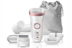 Braun Silk-épil 9 9/880 SensoSmart Épilateur Électrique Et 7 Accessoires avec brosse ne...