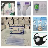 MASQUES MÉDİCAUX ( 3plis et FFP2), MASQUES EN TİSSUS LAVAGES İLLİMİTÉS, THERMOMÈTRES,...