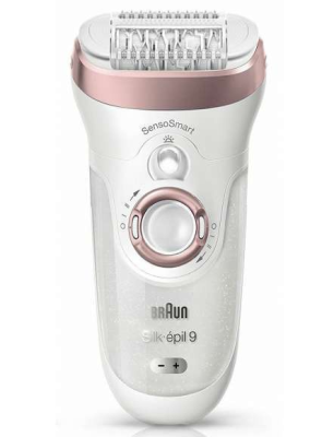 Braun Silk-épil 9 9/980 SkinSpa SensoSmart Épilateur Électrique Or Rose, 13 Accessoires...