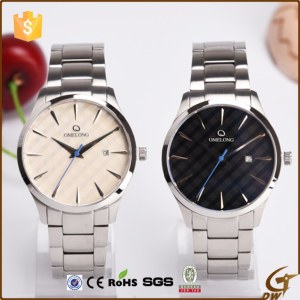 Sapphire Crystal Lens Steel Men Watch