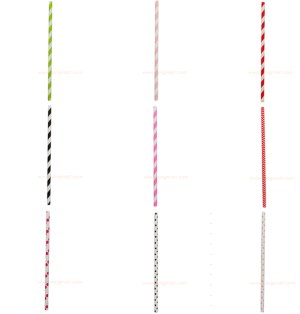 Paper straw, drinking straw, party favors, disposable straw, plastic straw