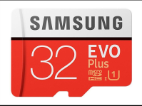 MicroSDHC 32Go Samsung +SDHC Adaptateur CL10 EVO Plus MB-MC32GA/EU