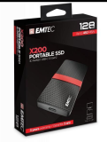 EMTEC SSD 128GB 3.1 Gen2 X200 SSD Portable Retail ECSSD128GX200