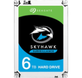 Seagate 8.9cm 3.5 6TB SATA3 Skyhawk 5900 256MB intern ST6000VX001