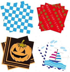 Paper napkin, luncheon napkin, disposable paper napkin, serviette, table napkin, 33x33C...