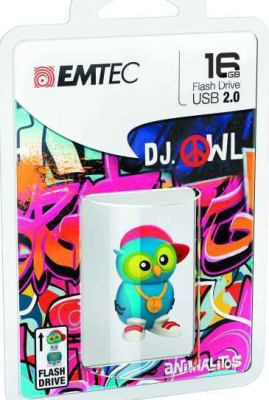 Emtec USB 2.0 M341 16GB DJ Owl (ECMMD16GM341)
