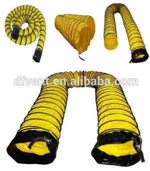 4 "-60" résistant Au Feu sprial ventilation conduit flexible