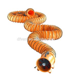 Super speed Portable ventilateur ventilateur avec flexible de canalisation tuyau