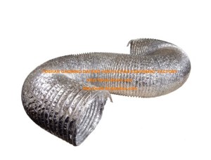 Flexible feuille d'aluminium conduit d'air flexible