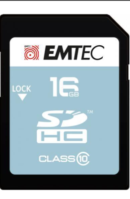 EMTEC SDHC 16Go CLASSIC CLASS 10 - Sous blister