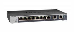 Netgear 8-Port Gigabit ports avec 2-Port Multi-Gig ports (100M/1G/2.5G/5G/10G) GS110EMX...