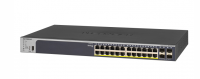 Netgear Smart switch Gigabit Ethernet 28 ports avec 4 ports SFP et haute puissance - GS...