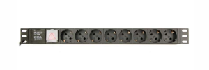 EnerGenie Adaptateur Multi prises PRO, 8 prises, 1U, 16A - EG-PDU-014-C14