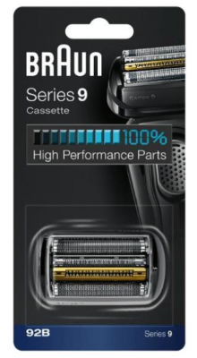 Tête de rechange pour rasoir électrique Braun Séries 9 Cassette 92B