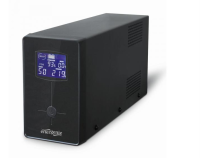 EnerGenie Onduleur avec USB et écran LCD, 1500 VA, noir - EG-UPS-034