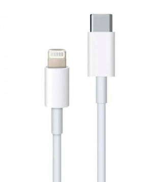 Reekin 2.4A Câble de Charge Rapide 12W USB-C vers Lightning 1M (Blanc)