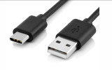 Reekin Câble de charge USB 2.0 USB-C pour Nintendo Switch 2m (Noir)