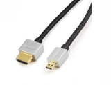 Reekin HDMI Câble - 3,0 Mètre - FULL HD Ultra Slim Micro (Hi-Speed w. Eth.)
