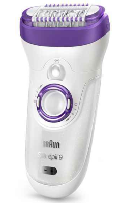 BRAUN Epilateur + brosse nettoyante pour le visage Silk-épil 9-579 Wet & Dry