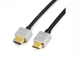 Reekin HDMI Câble - 1,0 Mètre - FULL HD Ultra Slim Mini (Hi-Speed w. Eth.)