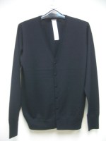 Black Mens Cardigan Sweater