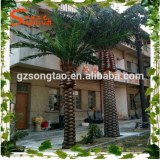 High quality Chinese ficberglass turnk outdoor plants artificial date palm tree wholesale